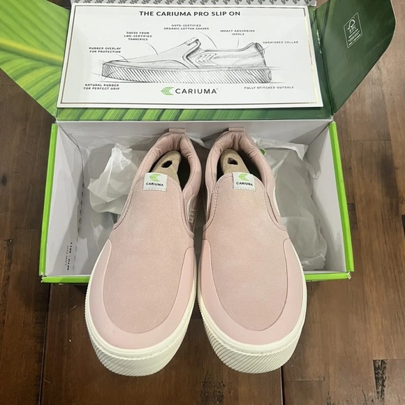 Cariuma Sneaker PRO Skate Rose Suede Canvas Preppy Brazil multiple sizes - Picture 3 of 7